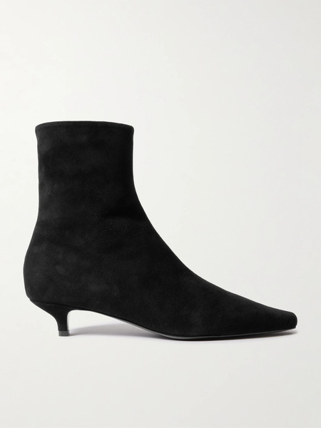  Toteme Toteme - Suede Ankle Boots - Black 