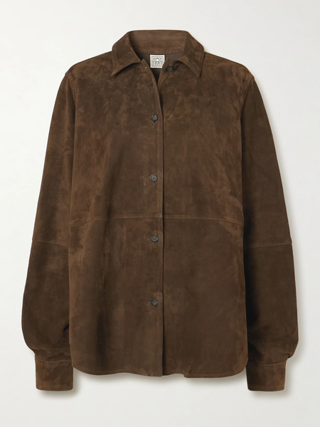  Toteme Toteme - Suede Jacket - Brown 