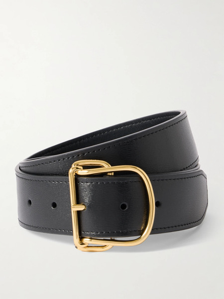  Toteme Toteme - Swirl Leather Belt - Black 