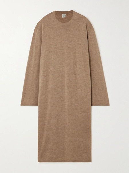  Toteme Toteme - Wool Midi Dress - Camel 