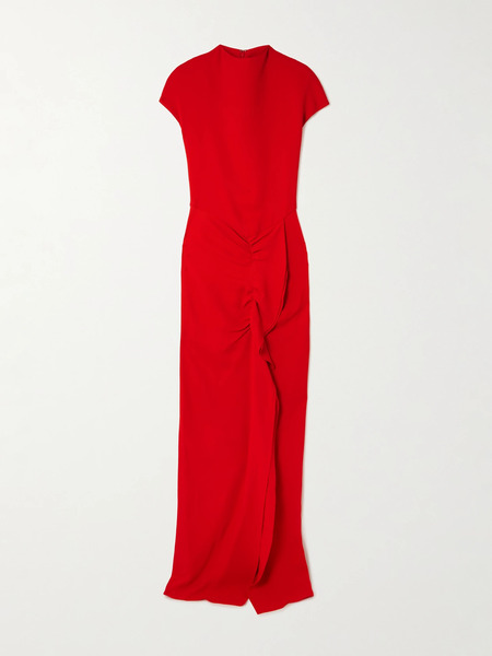  Tove Tove - Beth Ruffled Jersey Maxi Dress - Red 