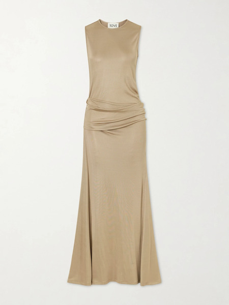  Tove Tove - Lelani Jersey Maxi Dress - Bronze 