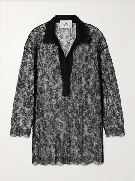  Tove Tove - Lucie Lace Shirt - Black 