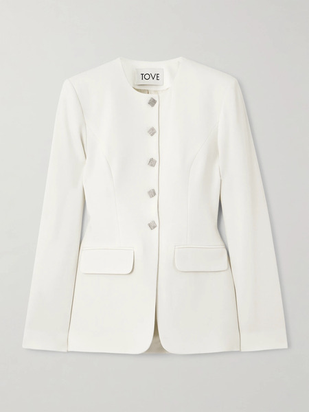  Tove Tove - Moya Wool-twill Jacket - White 