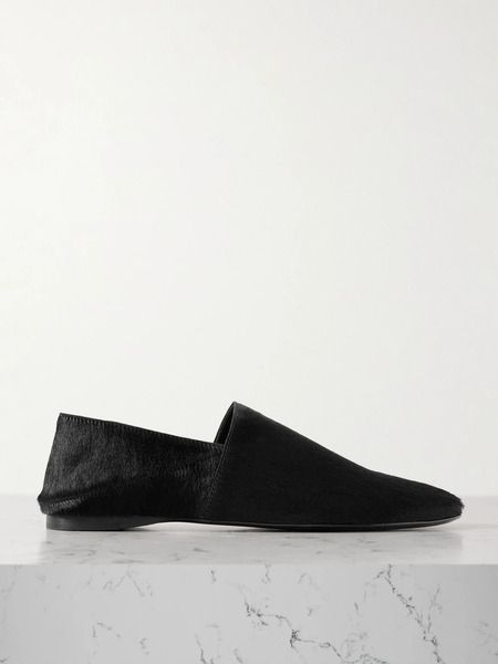  Tove Tove - Pascale Calf Hair Slippers - Black 