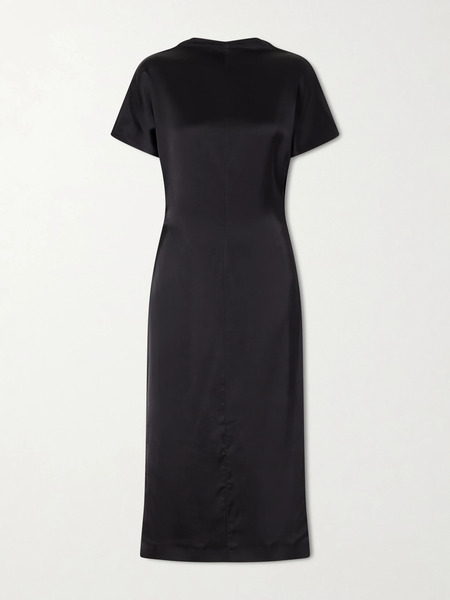  Tove Tove - Satin Midi Dress - Black 
