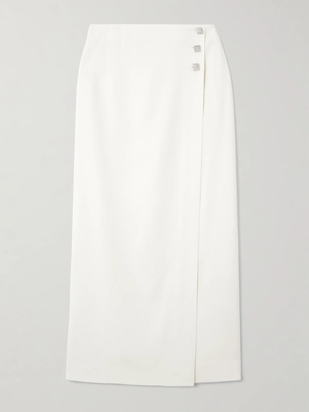  Tove Tove - Sindy Woven Midi Skirt - White 