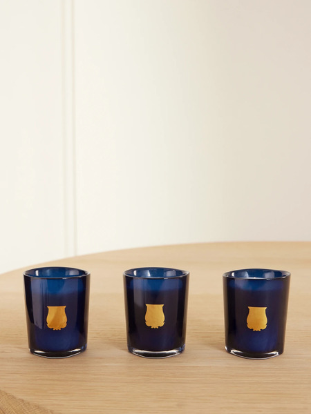  Trudon Trudon - Set-of-three Petites Bougies Belles Matières Scented Candles Box - Blue 