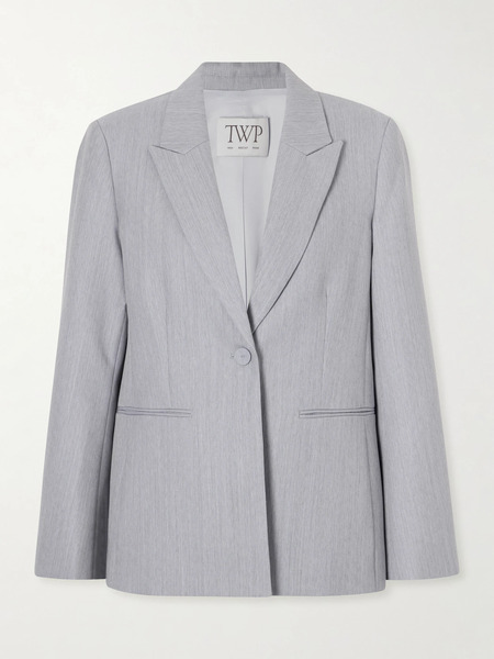  Twp Twp - Her Fit Wool Blazer - Light Blue 