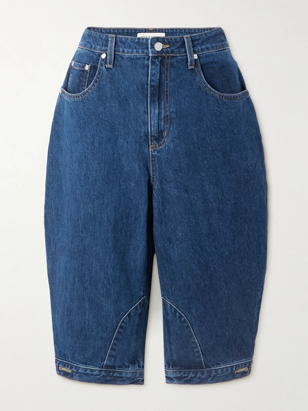  Twp Twp - Jodhpur Low-rise Barrel-leg Jeans - Dark Denim 
