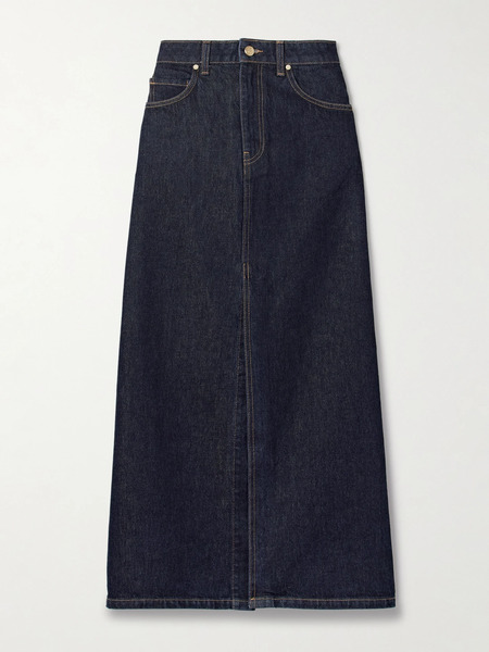  Ulla Johnson Ulla Johnson - The Anais Denim Maxi Skirt - Dark Denim 