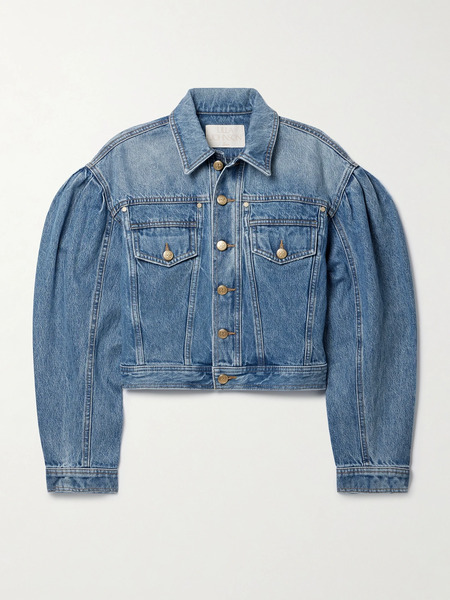  Ulla Johnson Ulla Johnson - The Cosette Cropped Denim Jacket - Light Denim 