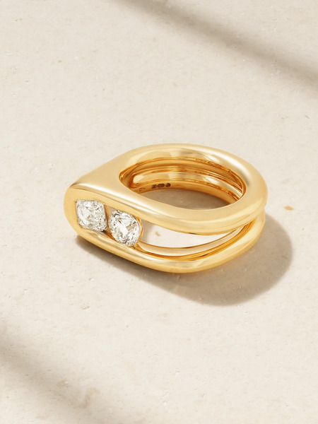  Uniform Object Uniform Object - Impact 18-karat Gold Diamond Ring - 7 
