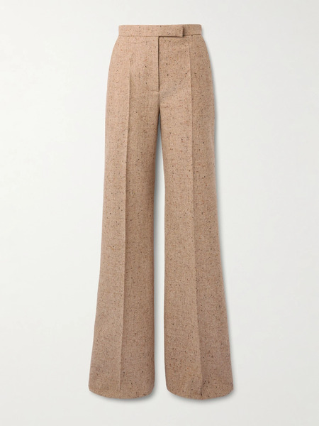  Valentino Garavani Valentino Garavani - Wool Wide-leg Pants - Beige 
