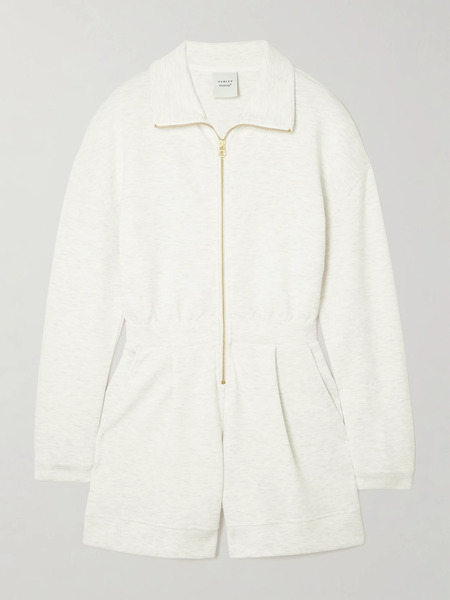  Varley Varley - Annika Doublesoft® Jersey Playsuit - Ivory 