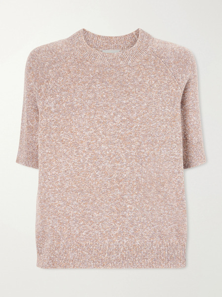  Varley Varley - Cotton And Linen-blend T-shirt - Sand 