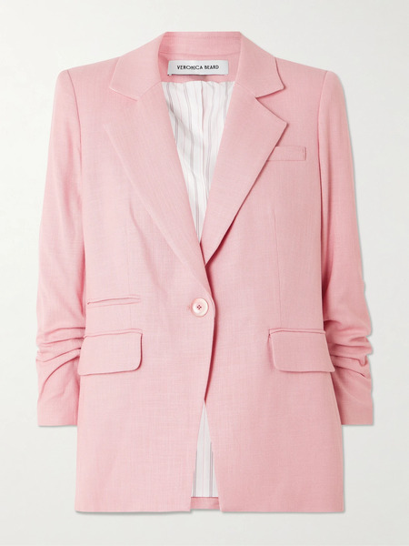  Veronica Beard Veronica Beard - Battista Dickey Canvas Blazer - Pink 
