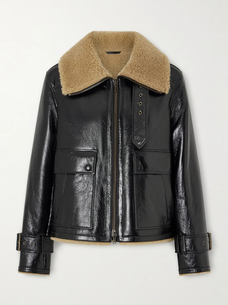  Veronica Beard Veronica Beard - Danika Shearling Jacket - Black 