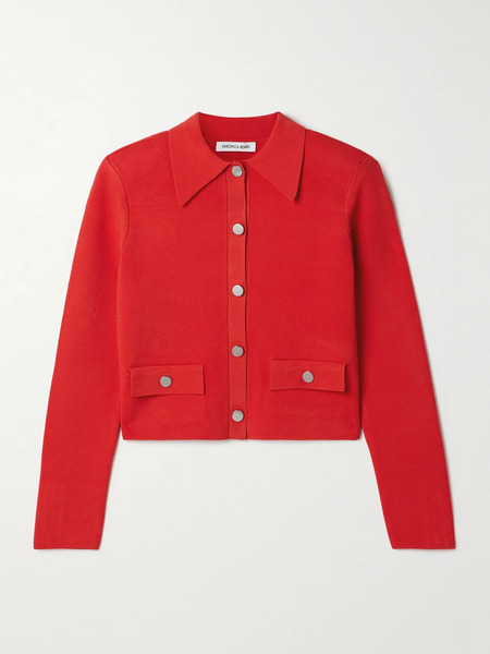  Veronica Beard Veronica Beard - Katia Knitted Jacket - Red 
