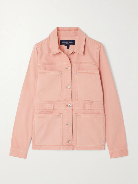  Veronica Beard Veronica Beard - Marvin Denim Jacket - Pastel Pink 
