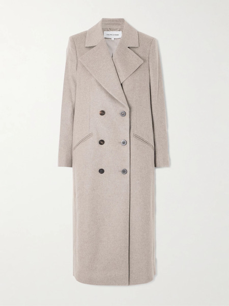  Veronica Beard Veronica Beard - Seth Dickey Double-breasted Wool And Cashmere-blend Trench Coat - Taupe 