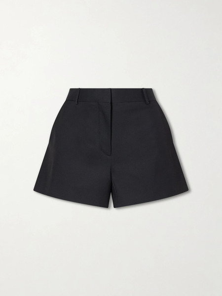  Veronica De Piante Veronica De Piante - Belle Silk Mini Shorts - Black 