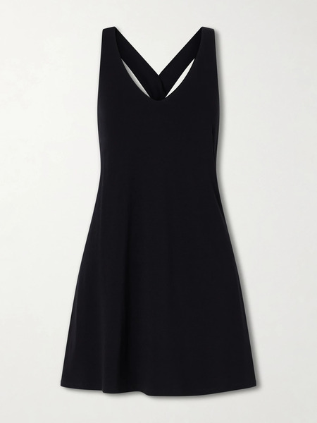  Veronica De Piante Veronica De Piante - Victoria Stretch Jersey Mini Dress - Black 