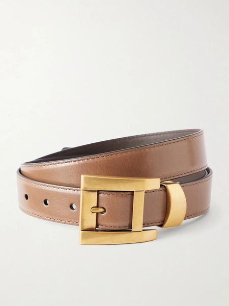  Versace Versace - Leather Belt - Taupe 