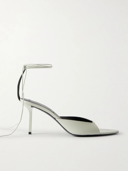  Victoria Beckham Victoria Beckham - Eliza Leather Sandals - Light Green 