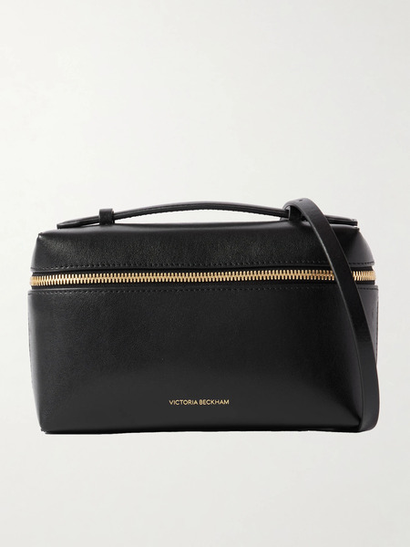 Victoria Beckham Victoria Beckham - Vanity Leather Shoulder Bag - Black 