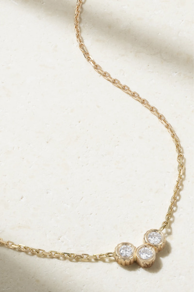  Viltier Viltier - Clique 18-karat Gold Diamond Necklace - One Size 