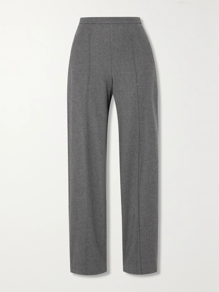 Vince Vince - Brushed Knitted Straight-leg Pants - Gray 