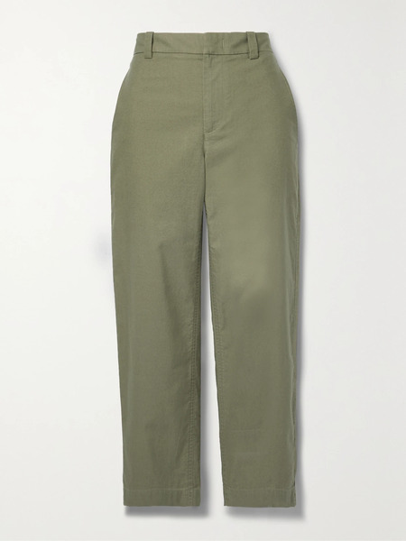  Vince Vince - Cotton-twill Pants - Green 