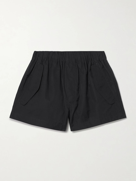  Wardrobe.nyc Wardrobe. Nyc - Beach Cotton-blend Shell Shorts - Black 