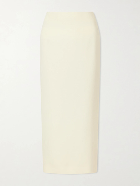  Wardrobe.nyc Wardrobe. Nyc - Crepe Midi Skirt - Pastel Yellow 