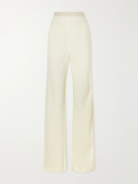  Wardrobe.nyc Wardrobe. Nyc - Crepe Straight-leg Pants - Pastel Yellow 