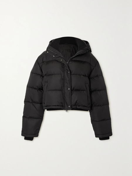  Wardrobe.nyc Wardrobe. Nyc - + Net-a-porter Hooded Quilted Padded Shell Down Jacket - Black 