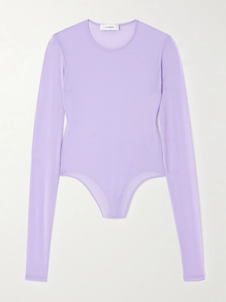  Wardrobe.nyc Wardrobe. Nyc - Stretch-jersey Bodysuit - Lilac 