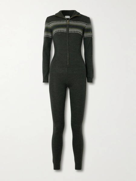  We Norwegians We Norwegians - Setesdal Merino Wool Jumpsuit - Green 
