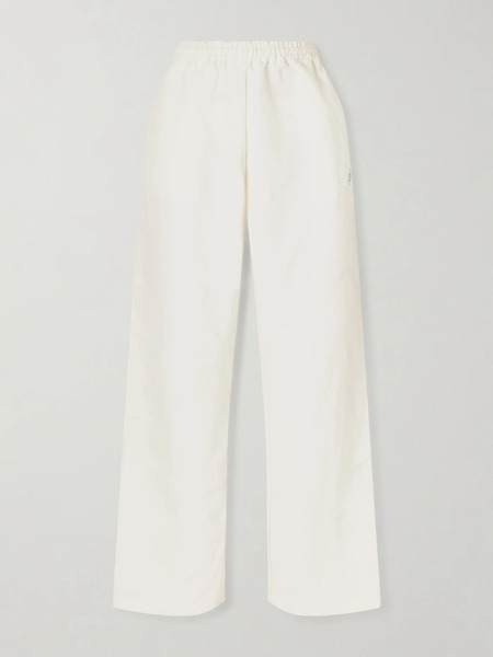  Willy Chavarria Willy Chavarria - Ruff Rider Shell Wide-leg Pants - Cream 