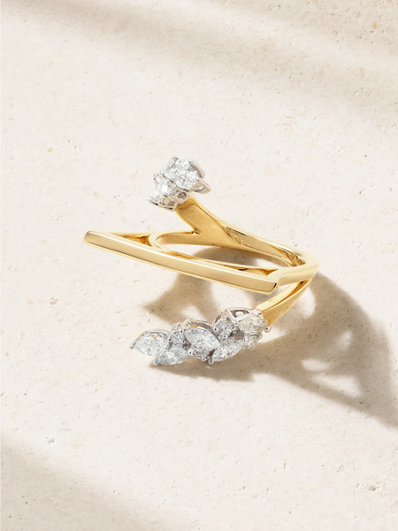  Yeprem Yeprem - 18-karat White And Yellow Gold Diamond Ring - 7 
