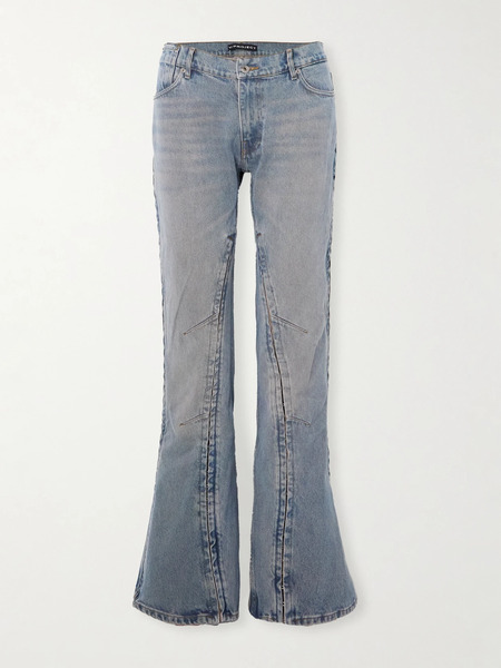  Y/project Y/project - Convertible Low-rise Straight-leg Jeans - Light Denim 
