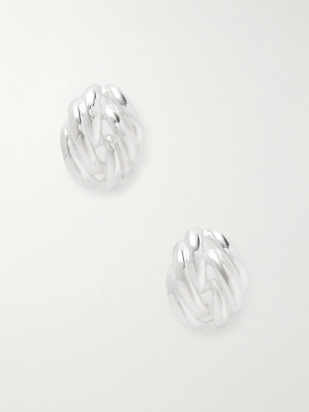  Ysso Ysso - Clos Mini Sterling Silver Earrings - One Size 