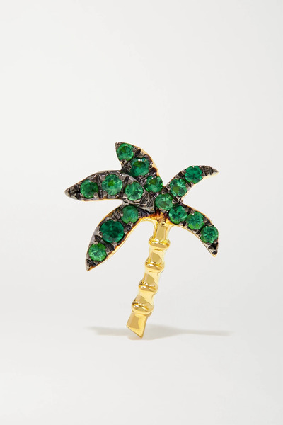  Yvonne Léon Yvonne Léon - 18-karat Gold Tsavorite Earring - One Size 