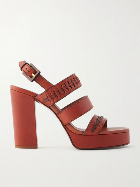  Zimmermann Zimmermann - Alchemy Leather Platform Sandals - Brown 