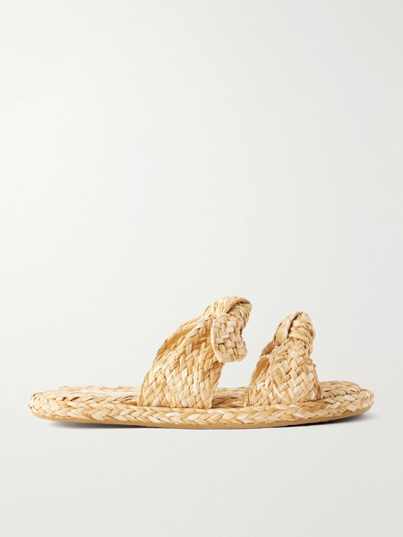  Zimmermann Zimmermann - Carousel Raffia Slides - Neutral 