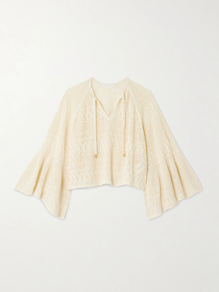  Zimmermann Zimmermann - Coco Pointelle-knit Top - Cream 