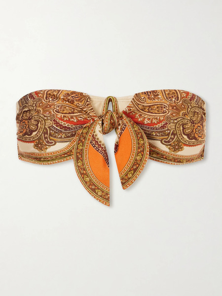  Zimmermann Zimmermann - Mahon Printed Bikini Top - Multi 