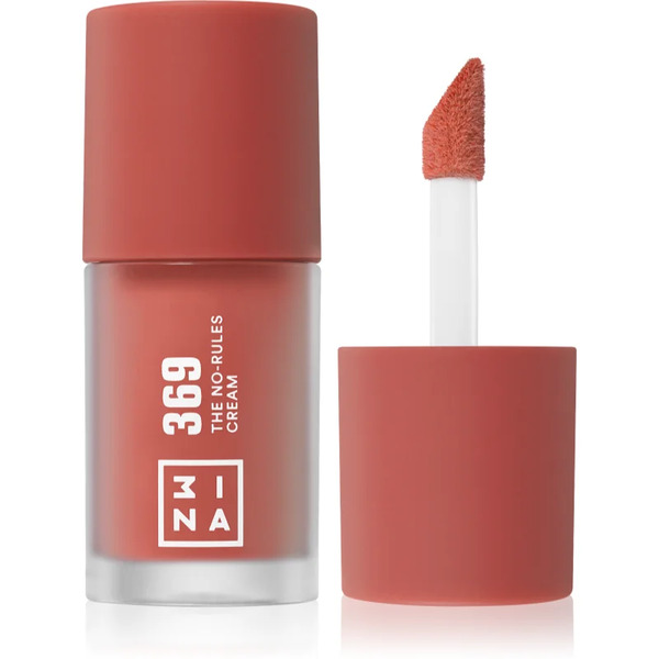 3ina The No-rules Cream Wielofunkcyjny Kosmetyk Do Makijażu Oczu, Ust I Twarzy Odcień 369 - Soft, Pink Brown 8 Ml 