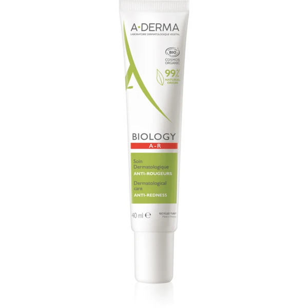  A-derma Biology A.r. Anti-redness Pielęgnacja łagodząca Do Skóry Wrażliwej Ze Skłonnością Do Przebarwień 40 Ml 